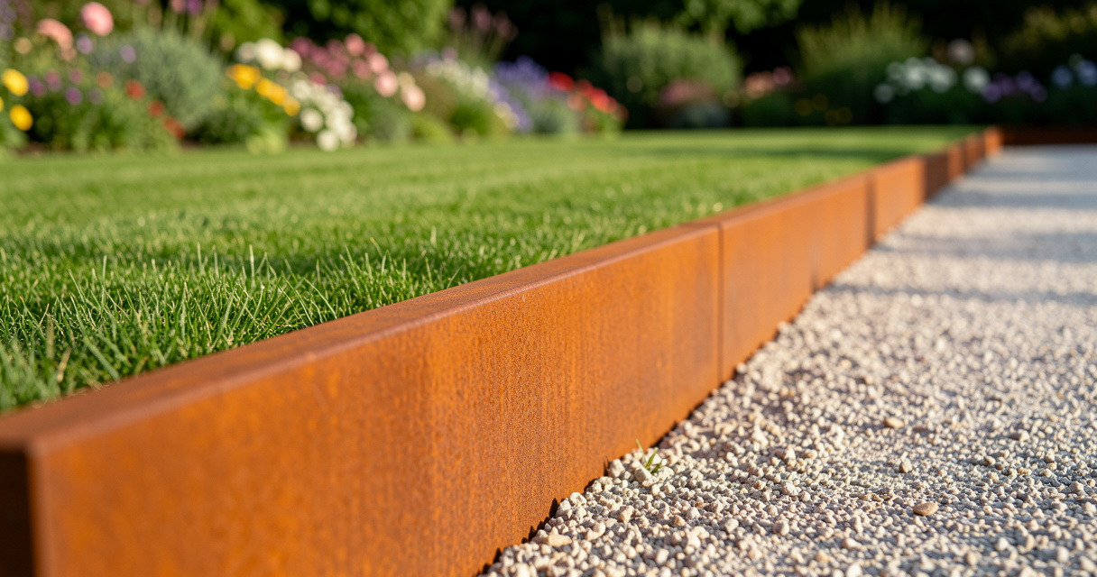 Corten Steel Garden Edging: Stylish & Durable Borders